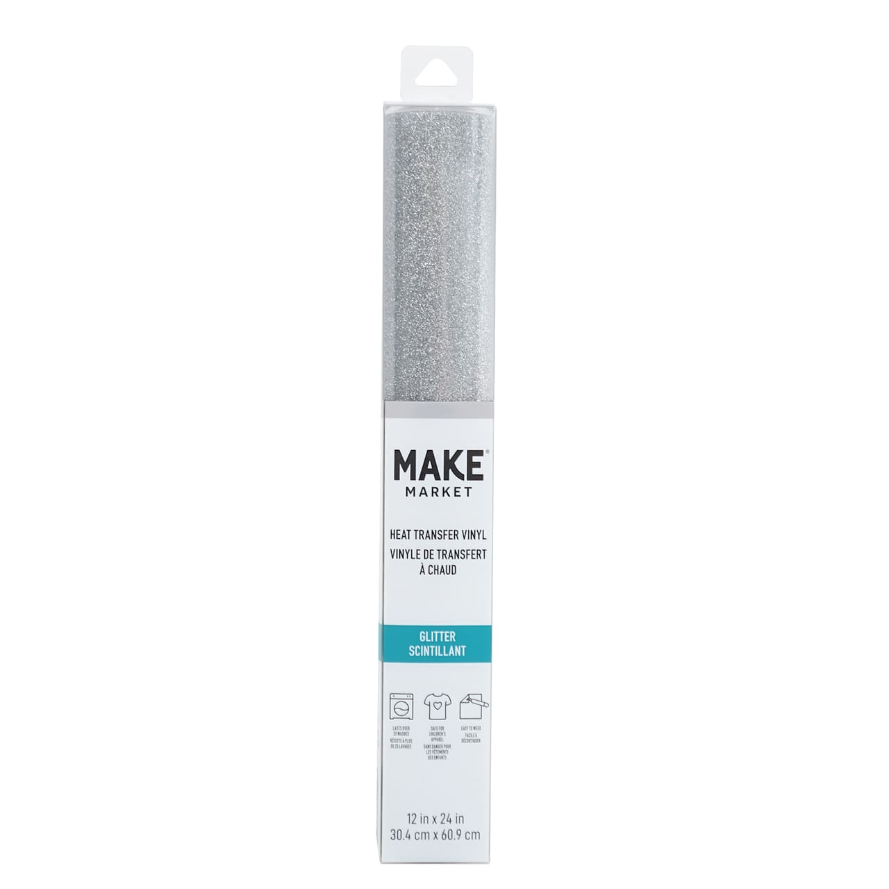 12 Pack: Glittery Heat Transfer Vinyl by Make Market®